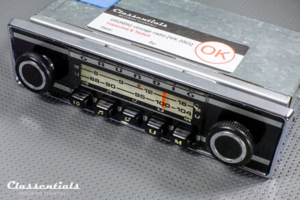 SOLD to the United States: GRUNDIG WELTKLANG WK 2003 Vintage Original Auto Radio for Light Sporty Cars Built between 1968 – 1975. Including Classentials Deluxe Bluetooth Module! - Image 6